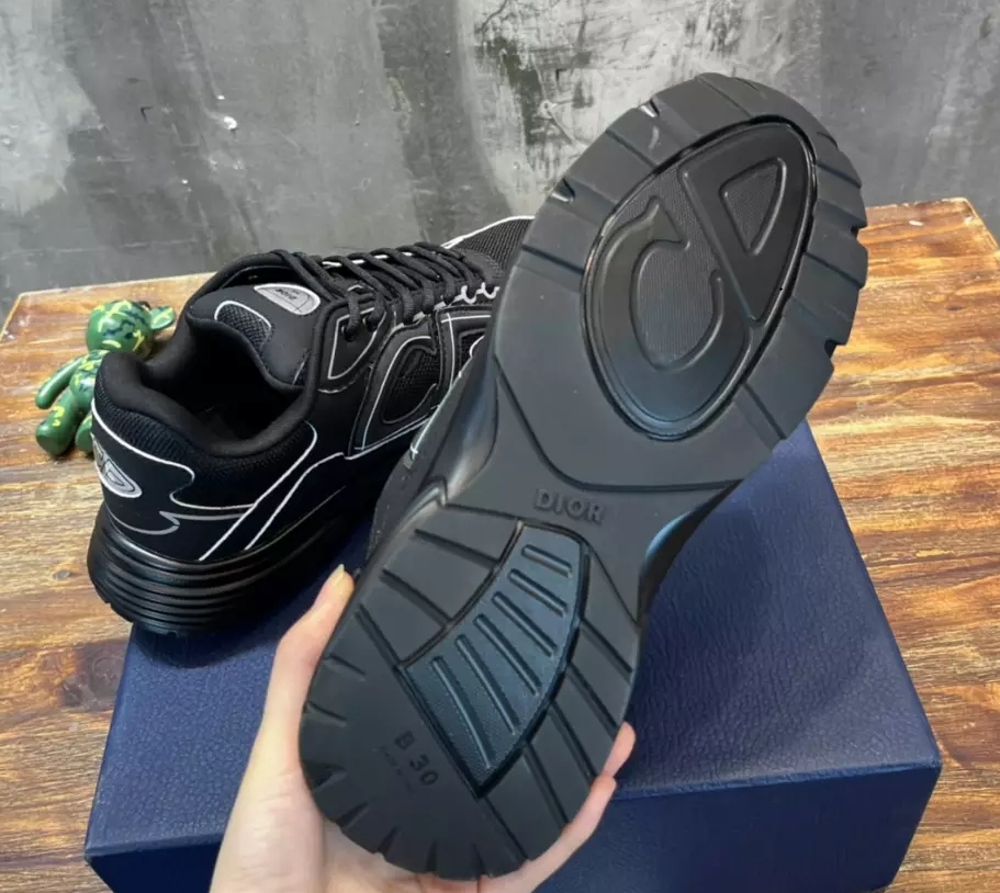 Dior Light Grey 'B30' Sneakers New Reflective 3SN27ZIR-16536 review Malcolm