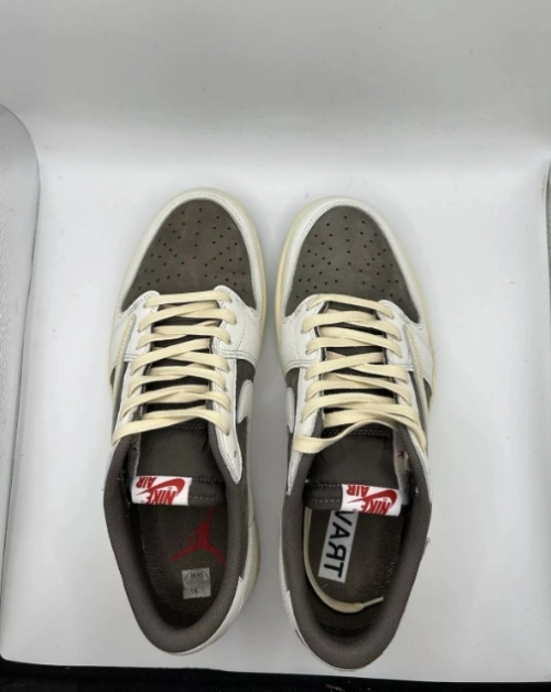 TOP Version Air Jordan 1 Retro Low OG SP Travis Scott Reverse Mocha DM7866-162 review 