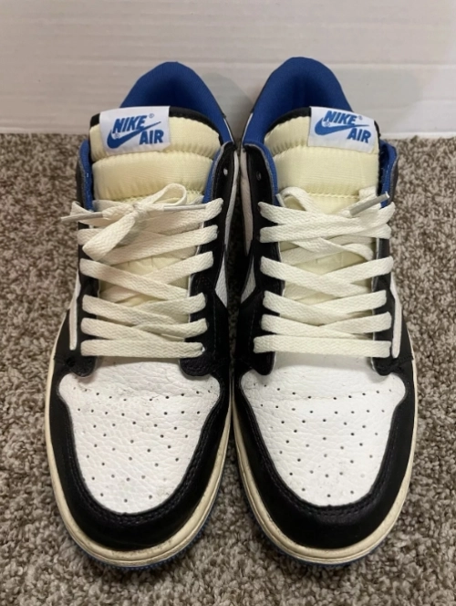 【$59 SALE】Travis Scott x Fragment Design x Air Jordan 1 Low  DM7866-140 review 