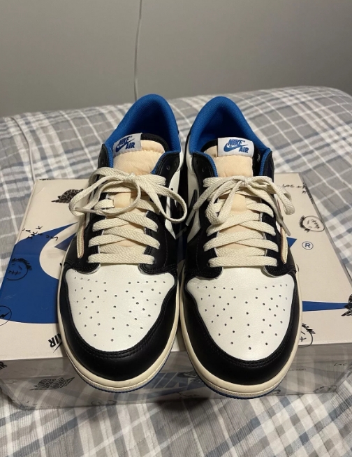 【$59 SALE】Travis Scott x Fragment Design x Air Jordan 1 Low  DM7866-140 review Frank 00