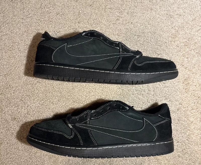 【$59 SALE】Air Jordan 1 Retro Low OG SP Travis Scott Black Phantom DM7866-001 review Raymond