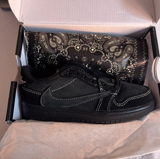 【$59 SALE】Air Jordan 1 Retro Low OG SP Travis Scott Black Phantom DM7866-001 review Otto 00