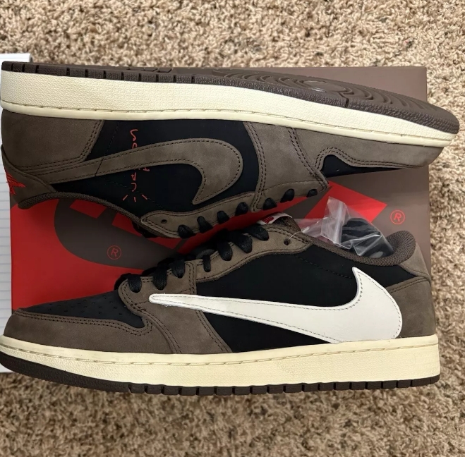 【$59 SALE】Travis Scott x Air Jordan 1 Low OG SP-T CQ4277-001 review Dud 02