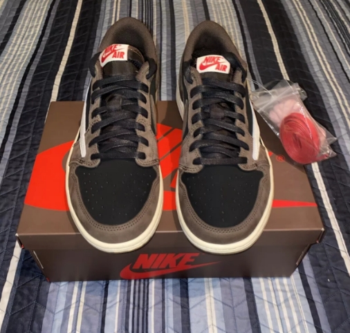 【$59 SALE】Travis Scott x Air Jordan 1 Low OG SP-T CQ4277-001 review Elmer 00