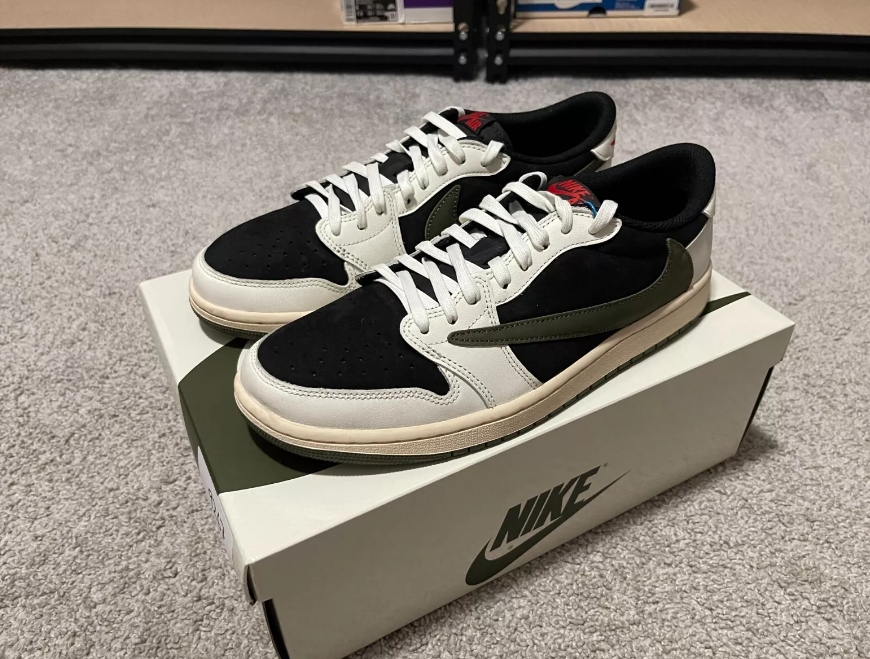 【$59 SALE】Air Jordan 1 Retro Low OG SP Travis Scott Olive (Women's)  DZ4137-106 review Humphry 02