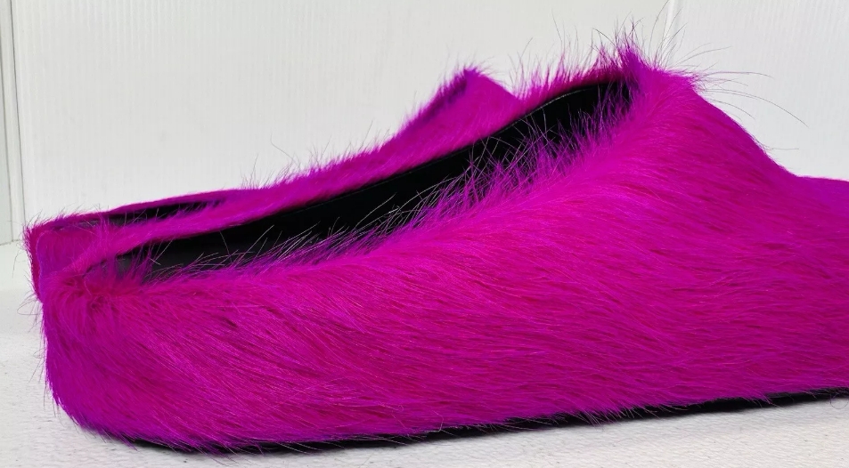 Marni Long-Hair Calfskin Fussbett Sabot Fuchsia SBMR000600P412200C57 review Rodge 01