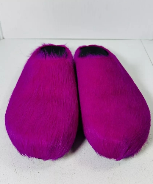 Marni Long-Hair Calfskin Fussbett Sabot Fuchsia SBMR000600P412200C57 review Rodge 00