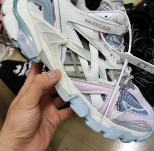 Balenciaga Track 2 Sneaker Military Black Pale White Purple 568615 W2GN3 9045 review 