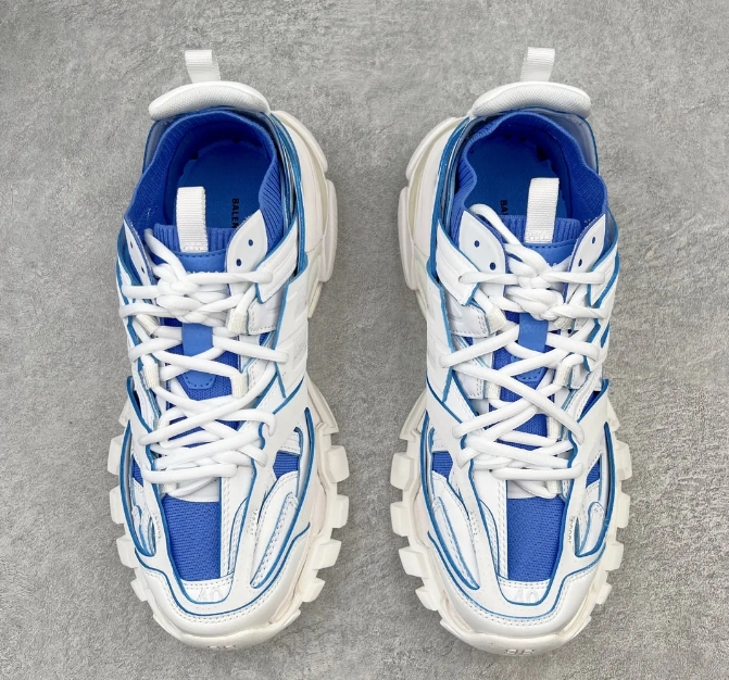 Balenciaga Track White Blue 542023W2FS99051 review Pat