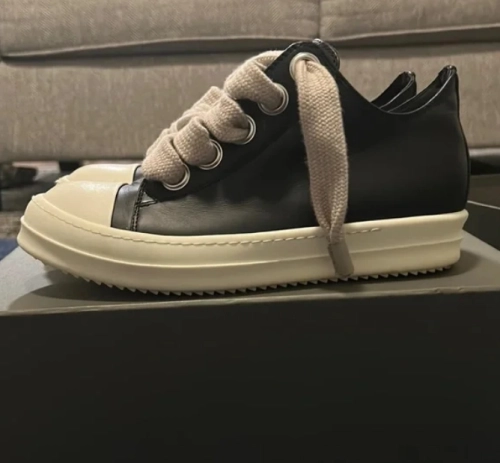 Rick Owens Luxor Low Sneaks Black and White   review 