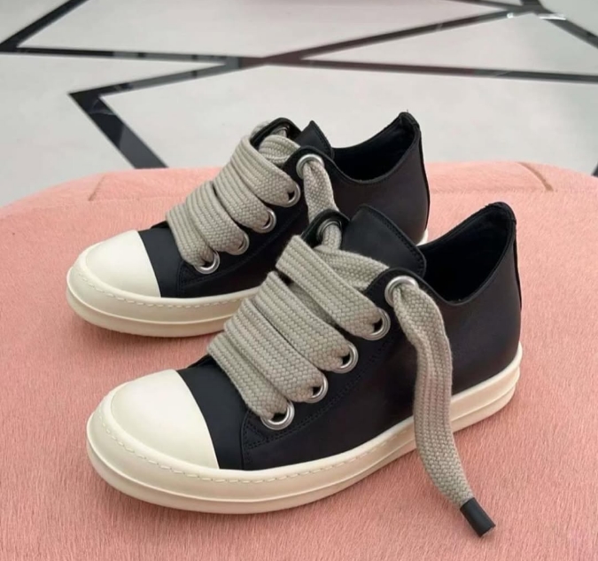 Rick Owens Luxor Low Sneaks Black and White   review Irwin