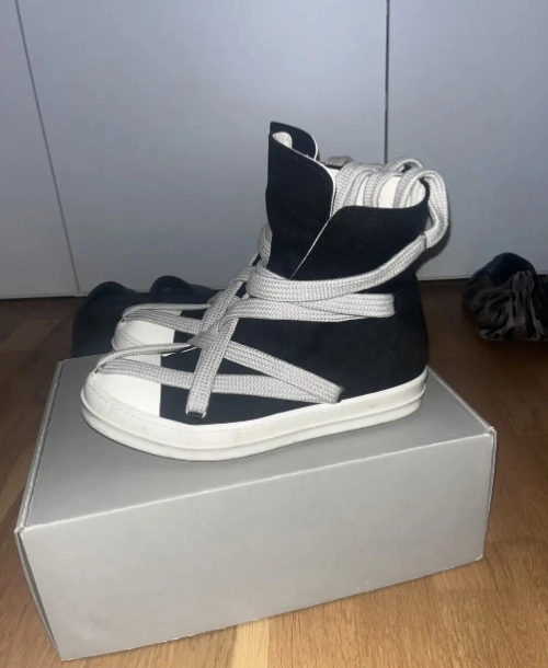 Rick Owens DRKSHDW Hexa High Black Pearl Milk Fat Lace  DU02C5805 DOW2 9811 review 
