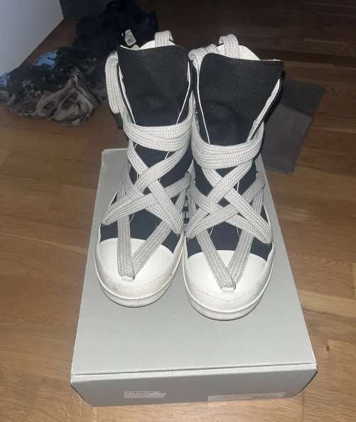 Rick Owens DRKSHDW Hexa High Black Pearl Milk Fat Lace  DU02C5805 DOW2 9811 review Homer 01