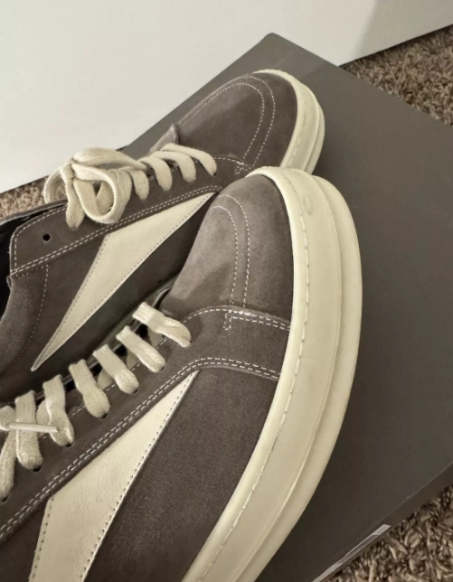 Rick Owens Vintage Sneaks Dark Dust RU02B2897-LVSLPO-7811 review Theobald 01