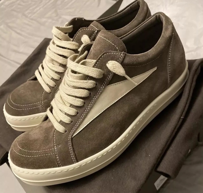 Rick Owens Vintage Sneaks Dark Dust RU02B2897-LVSLPO-7811 review Octavius 00