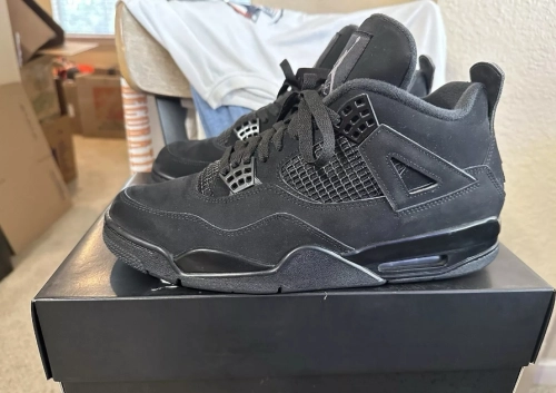 Air Jordan 4 Retro Black Cat (2020) CU1110-010 review 