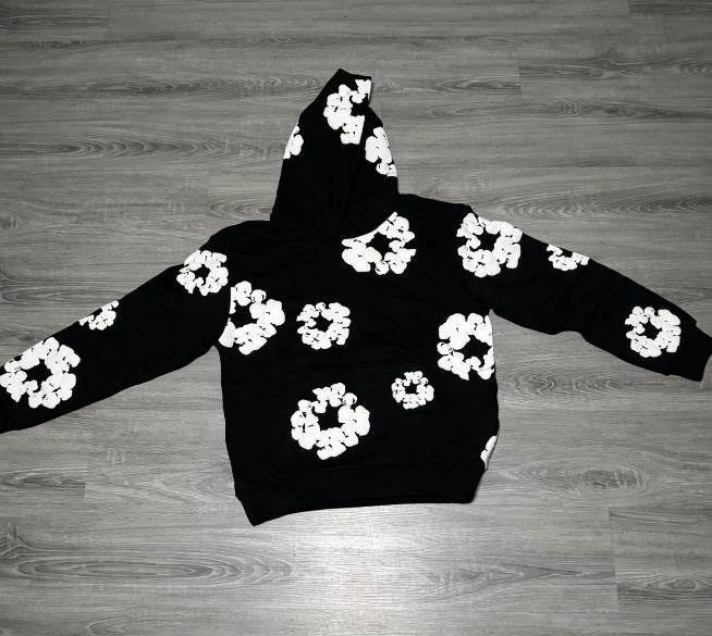 OBO Denim Tears The Cotton Wreath Hoodie Black  review Seb 00