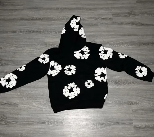 OBO Denim Tears The Cotton Wreath Hoodie Black  review 
