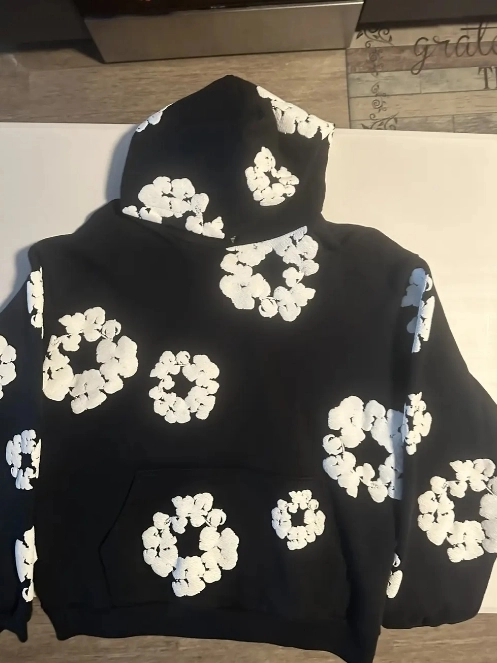 OBO Denim Tears The Cotton Wreath Hoodie Black  review 