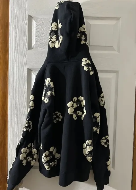 OBO Denim Tears The Cotton Wreath Hoodie Black  review 