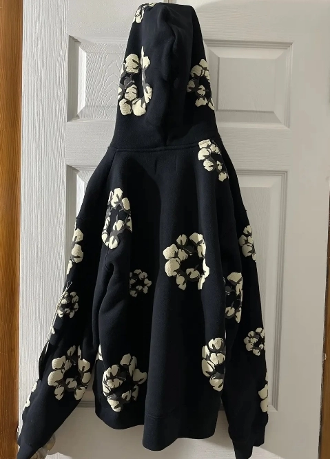 OBO Denim Tears The Cotton Wreath Hoodie Black  review 