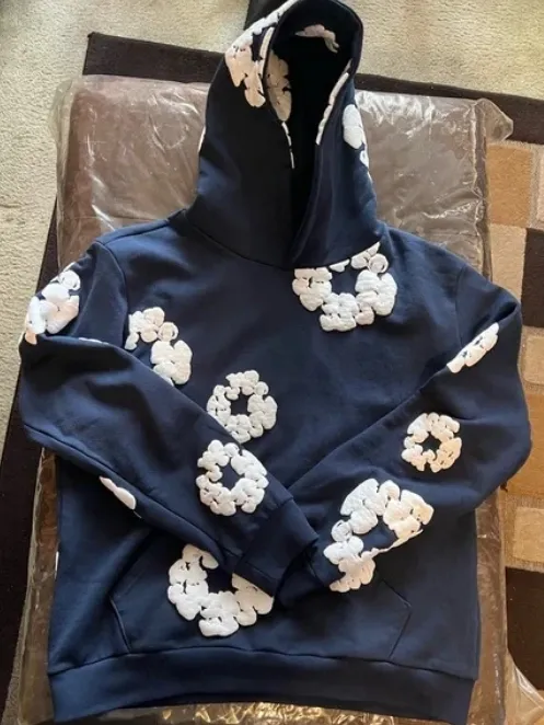 OBO Denim Tears The Cotton Wreath Sweatshirt Navy review 