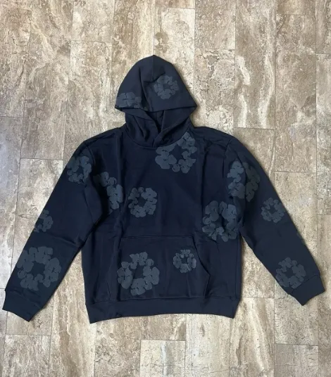 OBO Denim Tears Cotton Wreath Hoodie Black Monochrome review 