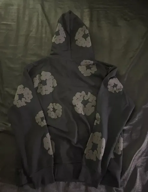 OBO Denim Tears Cotton Wreath Hoodie Black Monochrome review 