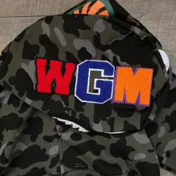OBO BAPE Color Camo Shark Zip Hoodie Black review Solomon 02