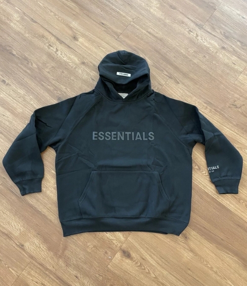  Fear Of God Essentials Pullover Hoodie Applique Logo Black review Theodore 00