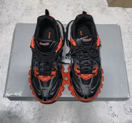Balenciaga Track 2 Sneaker Dark Grey Orange 570391 W2GN1 2002 review 