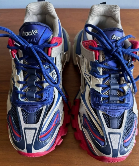 Balenciaga Track 2 Sneaker Beige Blue 570391 W2GN2 8570 review Julian 00