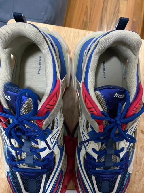 Balenciaga Track 2 Sneaker Beige Blue 570391 W2GN2 8570 review 