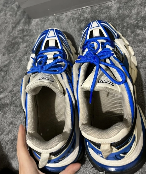 Balenciaga Track 2 Sneaker Blue White 568614 W3AE2 4191 review 