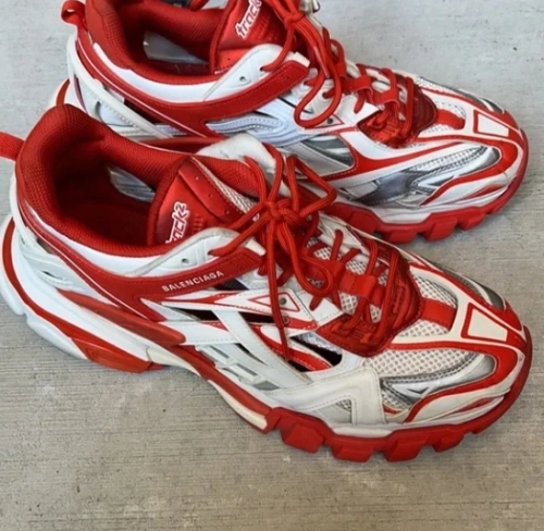 Balenciaga Track 2 Sneaker Military Black White Red 568615 W2GN3 1293 review 