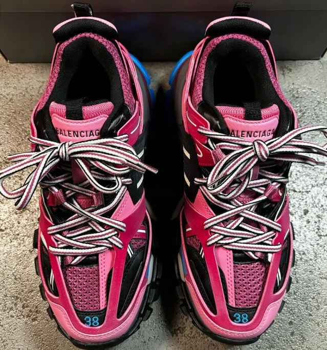 Balenciaga Track Pink Blue (Women's)  542436 W1GB8 5482 review Aubrey