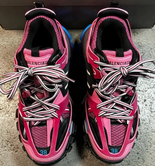 Balenciaga Track Pink Blue (Women's)  542436 W1GB8 5482 review 