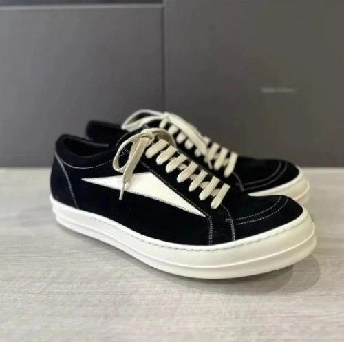 Rick Owens Luxor Vintage SneaksBlack Milk RU01D3897-LBKLCO-911 review 