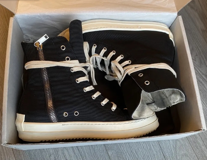  Rick Owens DRKSHDW Gethsemane High 'Black Milk'  review Easton 00
