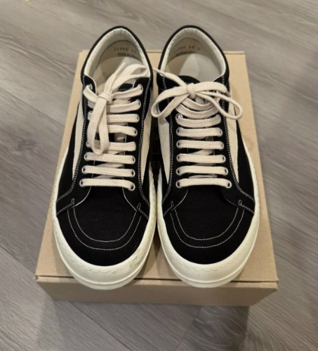 Rick Owens Luxor Vintage SneaksBlack Milk RU01D3897-LBKLCO-911 review Kai 01