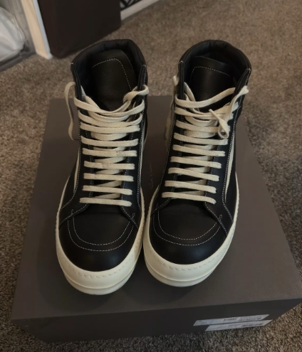 Rick Owens DRKSHDW Lido Vintage High Black Milk SS24   DU01D1810NDKLVS-911 review Hailey 00