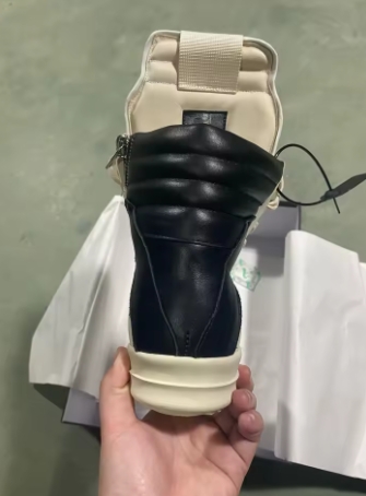 Rick Owens Geobasket Milk Black (Women's)   RP02C1894-1191 review Natalia 01