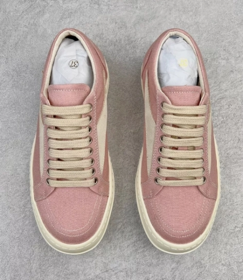 Rick Owens DRKSHDW EDFU Vintage Sneakers Faded Pnk Pearl Milk  DU01C6803-DQLVS-6381 review 