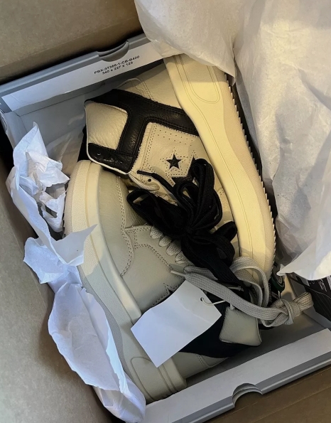 Converse TURBOWPN Mid Rick Owens DRKSHDW Pelican  A06758C/DC02CX758-A06R2-6109 review Bennett