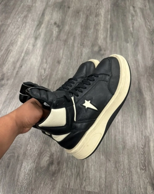 Converse TURBOWPN Mid Rick Owens DRKSHDW Black Cloud Cream  A03945C review 