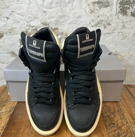 Converse TURBOWPN Mid Rick Owens DRKSHDW Black Cloud Cream  A03945C review Piper