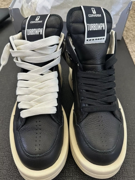 Converse TURBOWPN Mid Rick Owens DRKSHDW Black  172342C review Carson 01