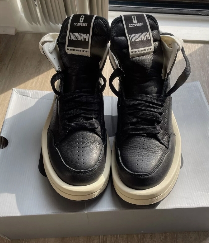 Converse TURBOWPN Mid Rick Owens DRKSHDW Black  172342C review Peyton 01