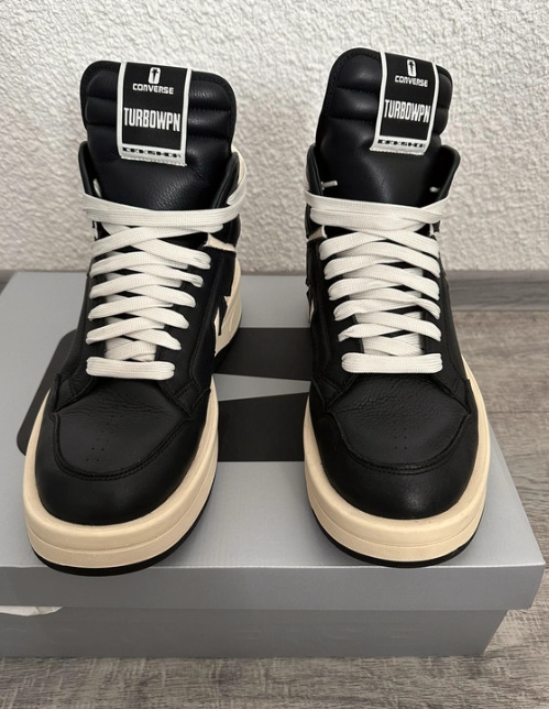 Converse TURBOWPN Mid Rick Owens DRKSHDW Black Cloud Cream  A03945C review Xavier 01