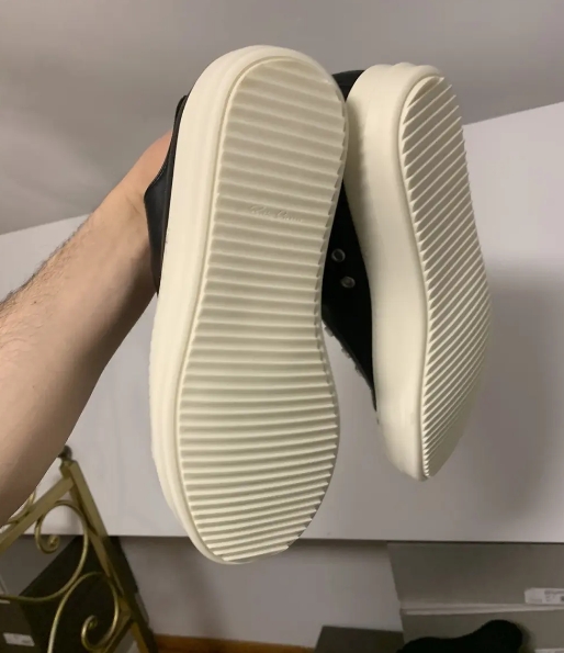 Rick Owens Luxor Low Sneaks Black Cream    RU02C7891-911 review Phoenix 01